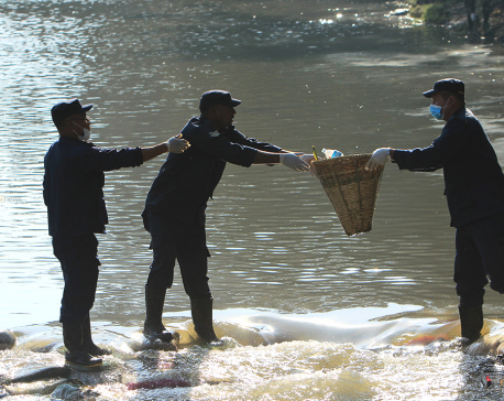 Bagmati Clean-up Campaign enters 183th week